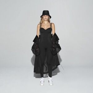 Adidas x IVY PARK  by Beyonce Black Strappy Catsuit Jumpsuit XS NWT